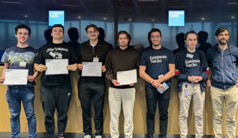 Goldman Sachs Engineering Hackathon award recipients